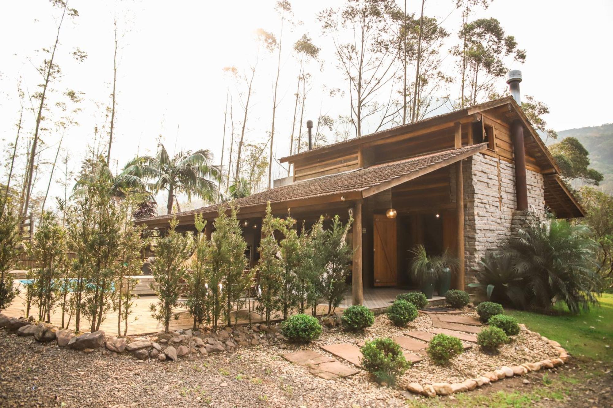 Timbe do Sul Chale Casa De Pedra, Vivenda Serra Velha, Chales De Montanha מראה חיצוני תמונה